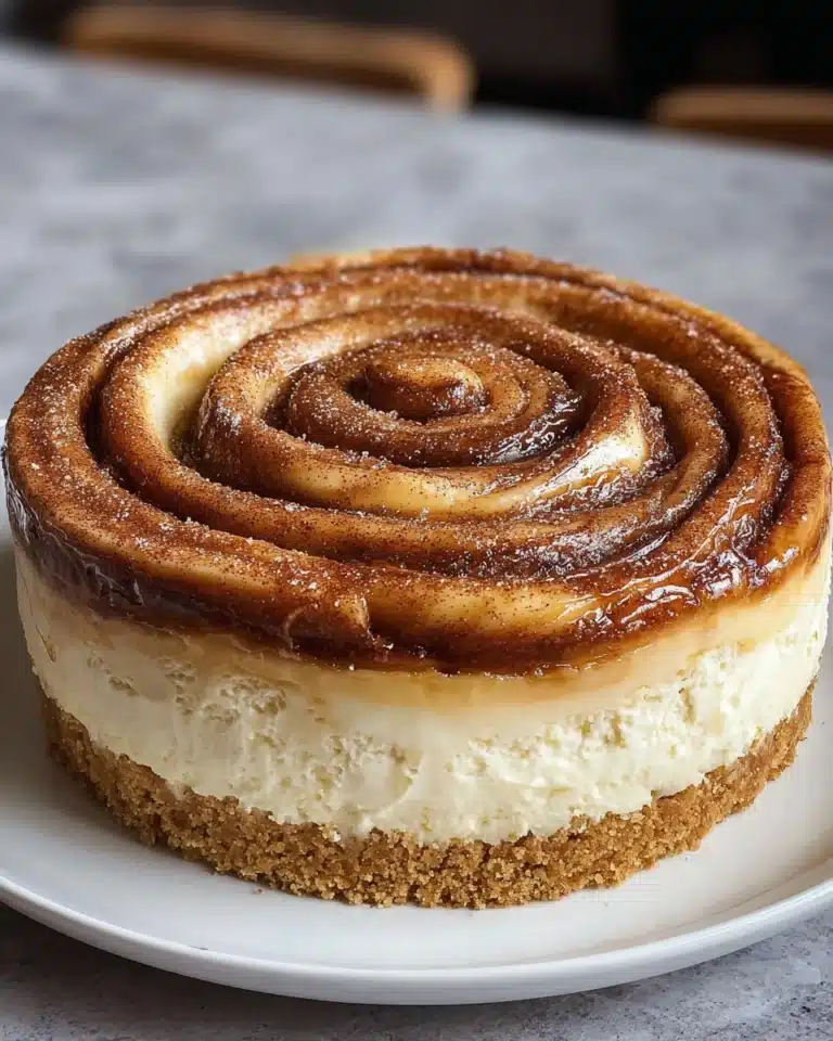 Cinnamon Roll Honeybun Cheesecake Recipe