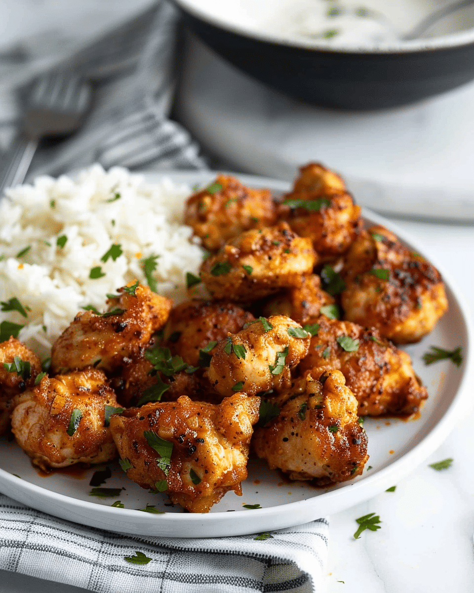 15-Minute Garlic Butter Chicken Bites