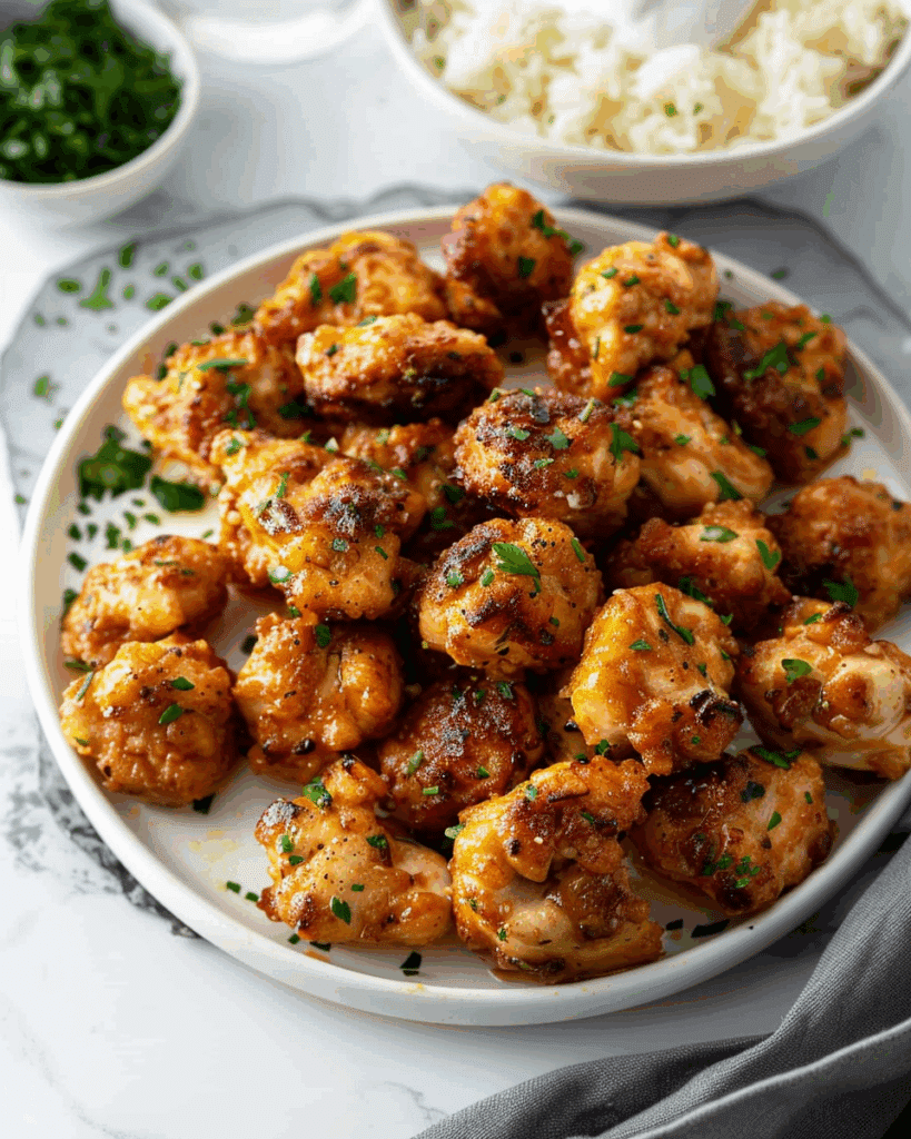 15-Minute Garlic Butter Chicken Bites