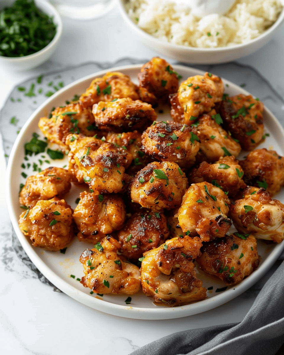 15-Minute Garlic Butter Chicken Bites
