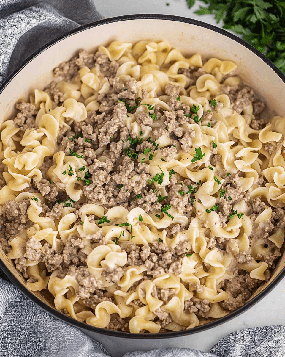 30-Minute Ground Beef Stroganoff