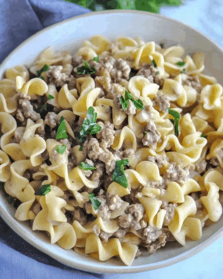 30-Minute Ground Beef Stroganoff