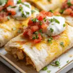 Baked Chicken Chimichanga
