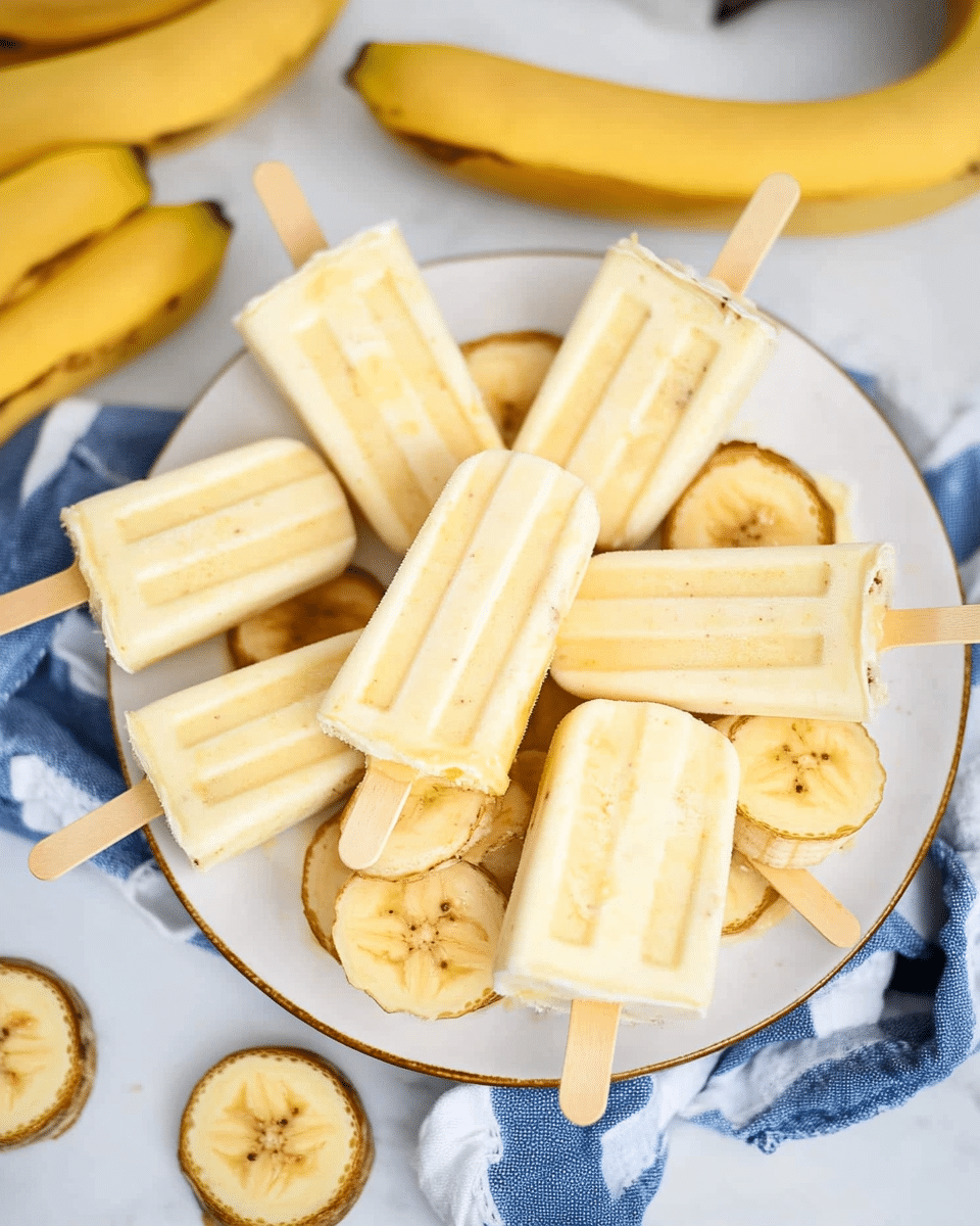 Banana Pudding Popsicles