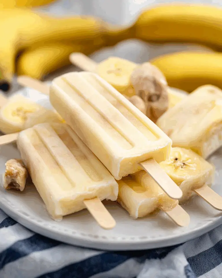 Banana Pudding Popsicles