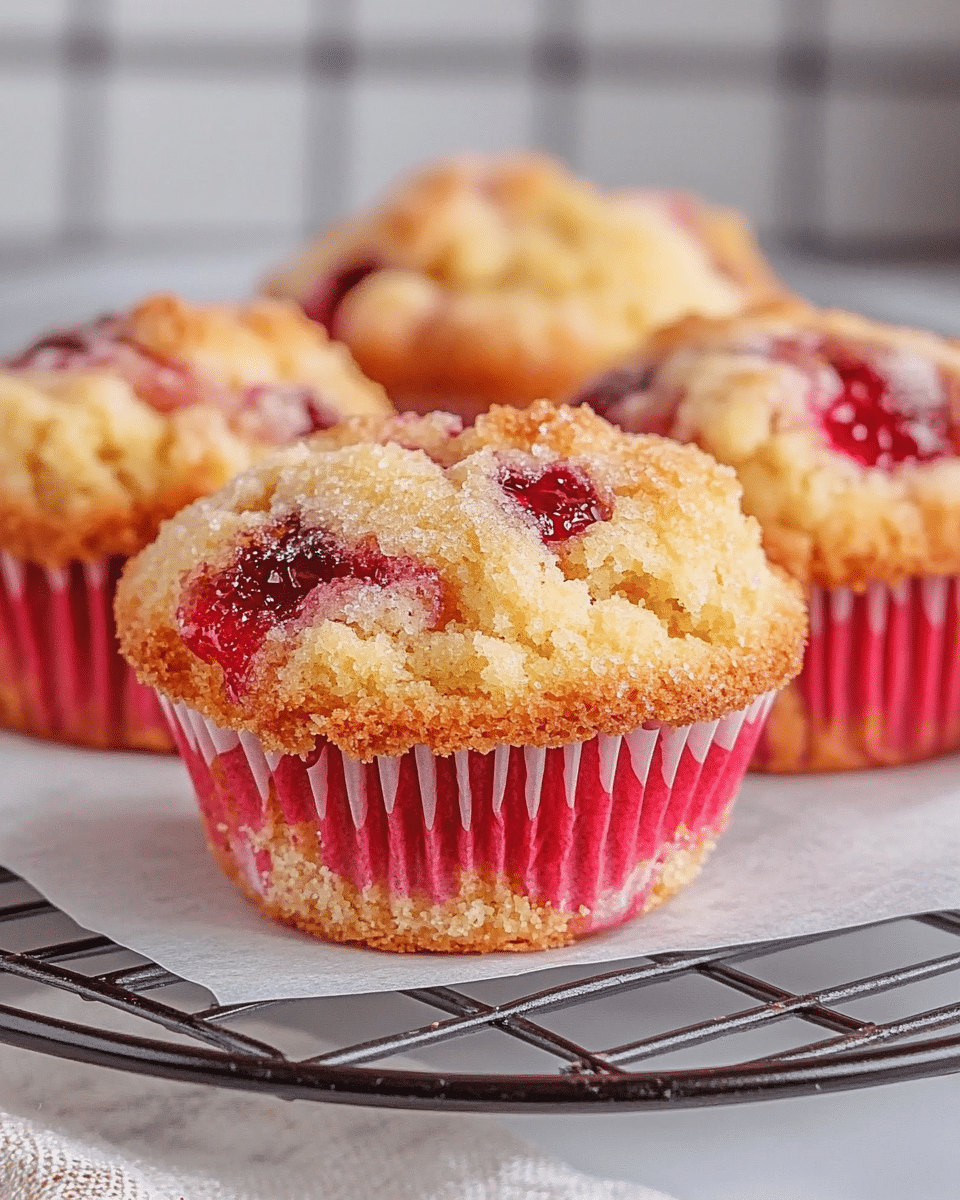 Cherry Cobbler Muffins