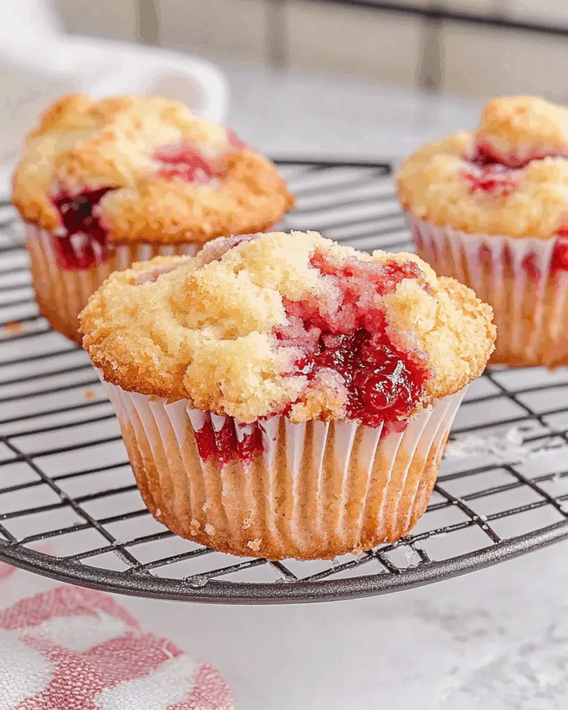 Cherry Cobbler Muffins