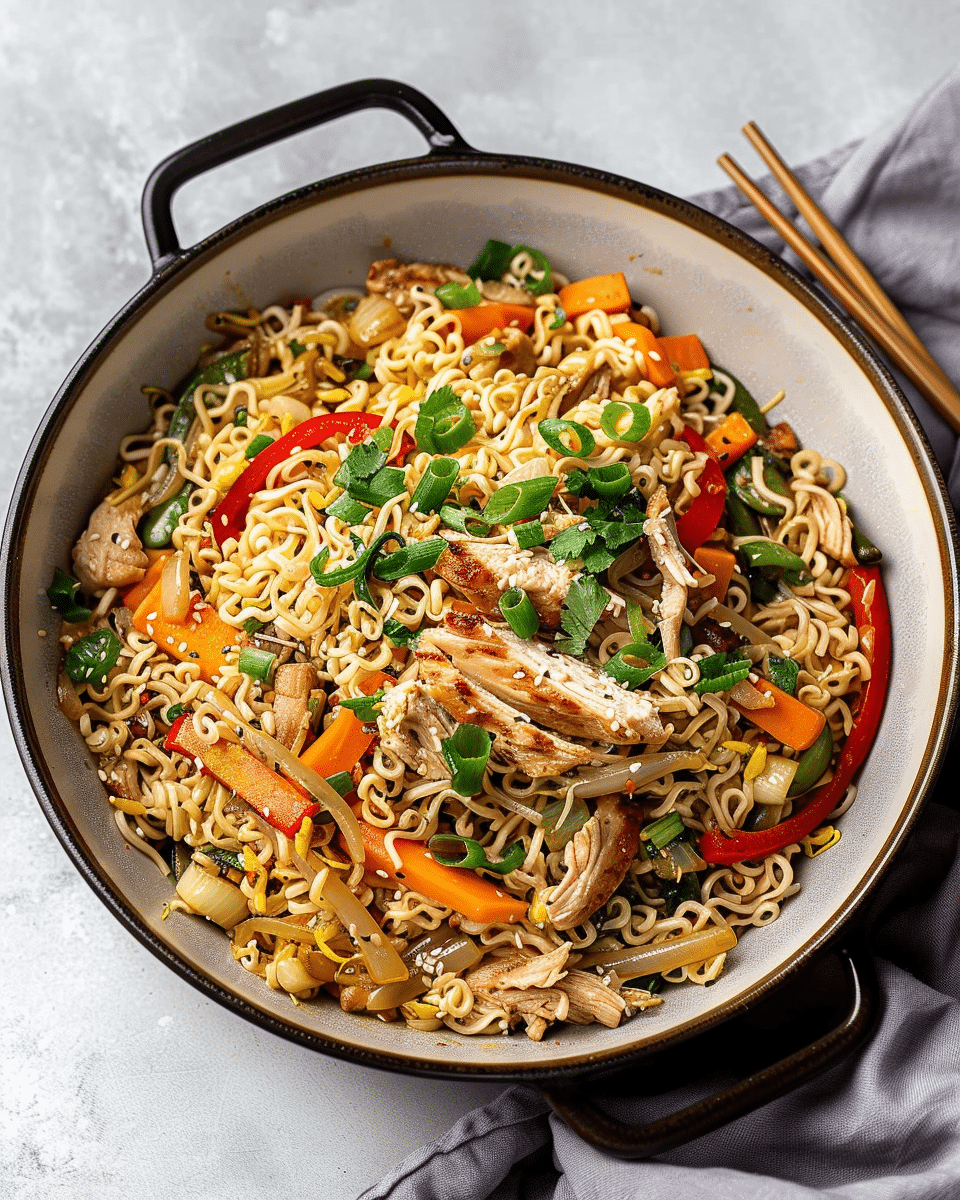 Chicken Ramen Stir Fry