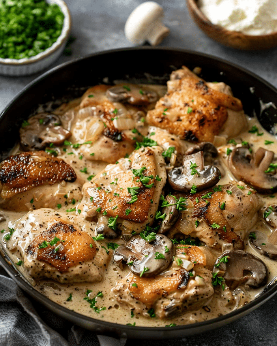 Creamy Mushroom Chicken
