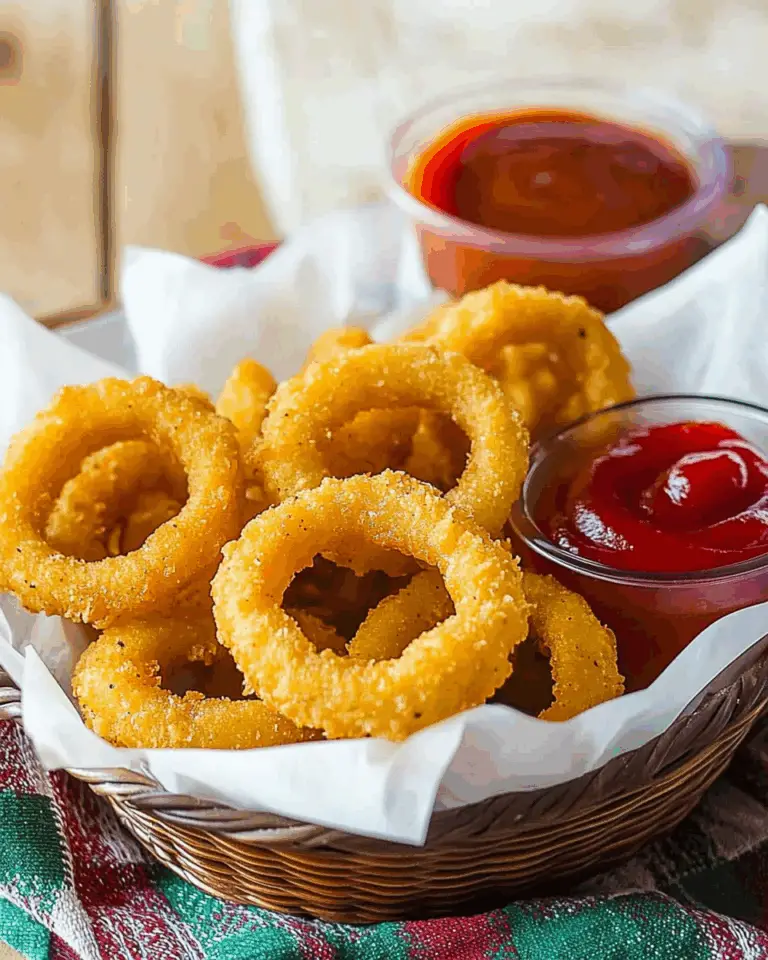 Crispy Baked Onion Rings