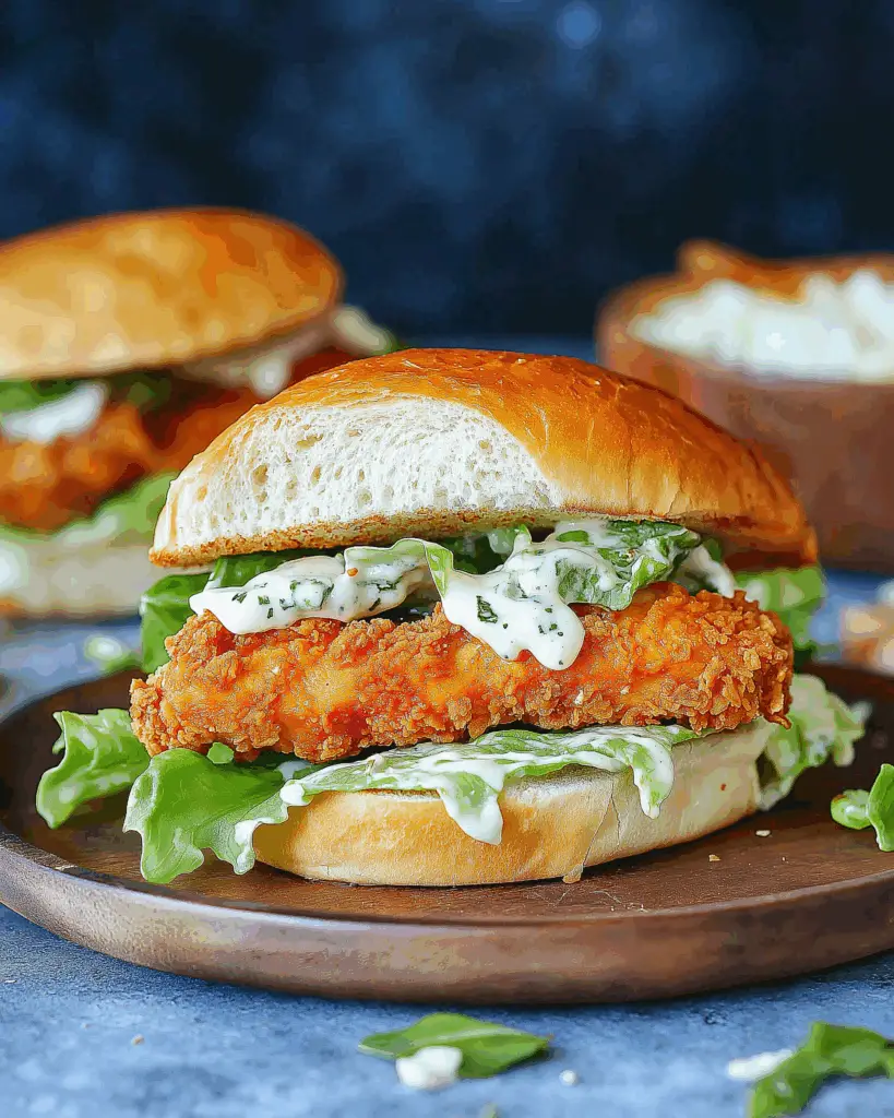 Crispy Chicken Caesar Sandwich