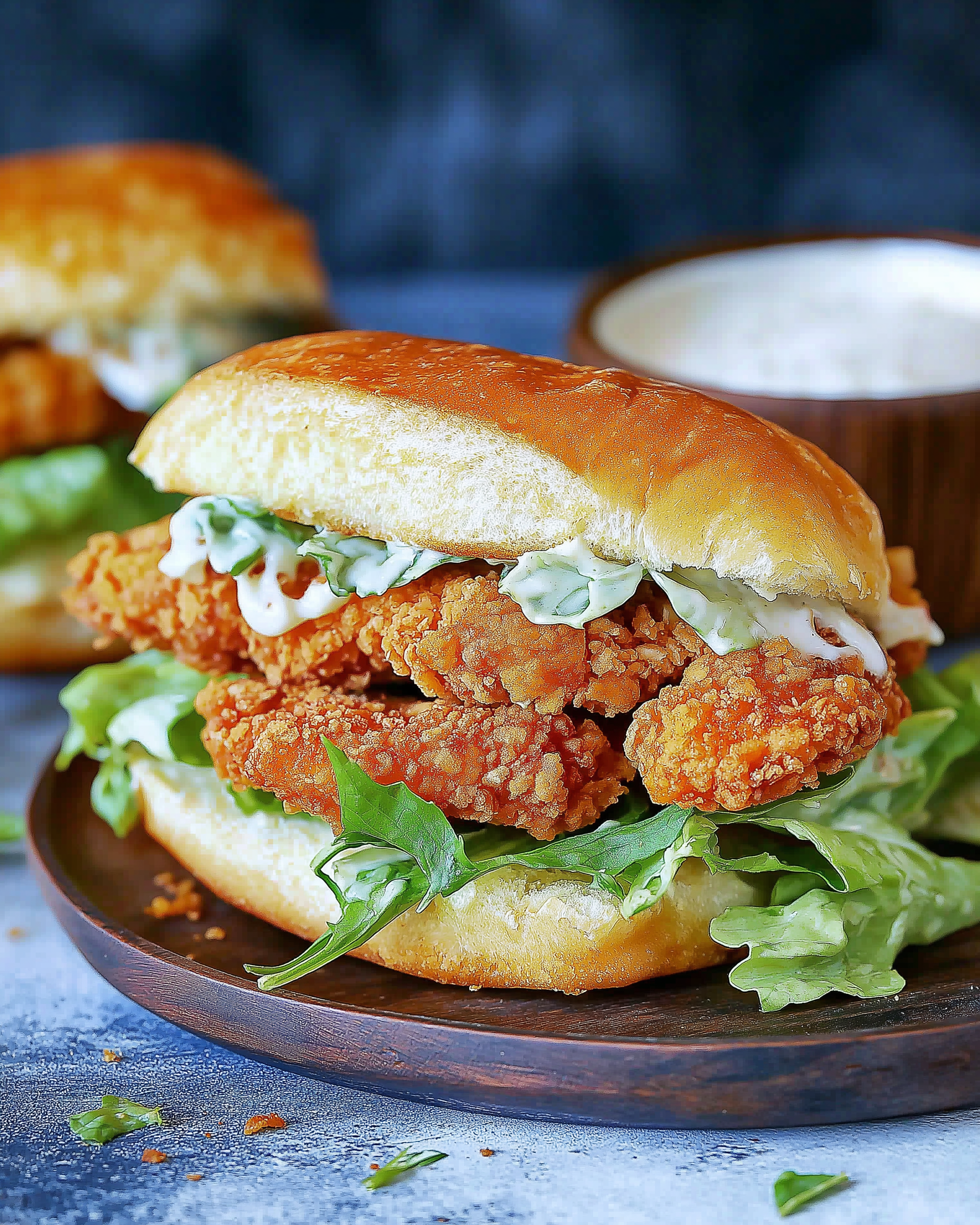 Crispy Chicken Caesar Sandwich
