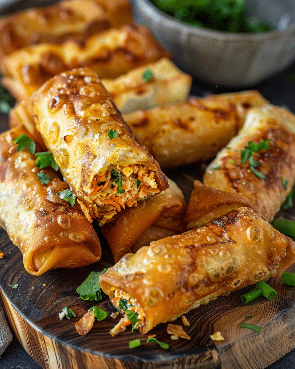 Crunchy Nacho Egg Rolls