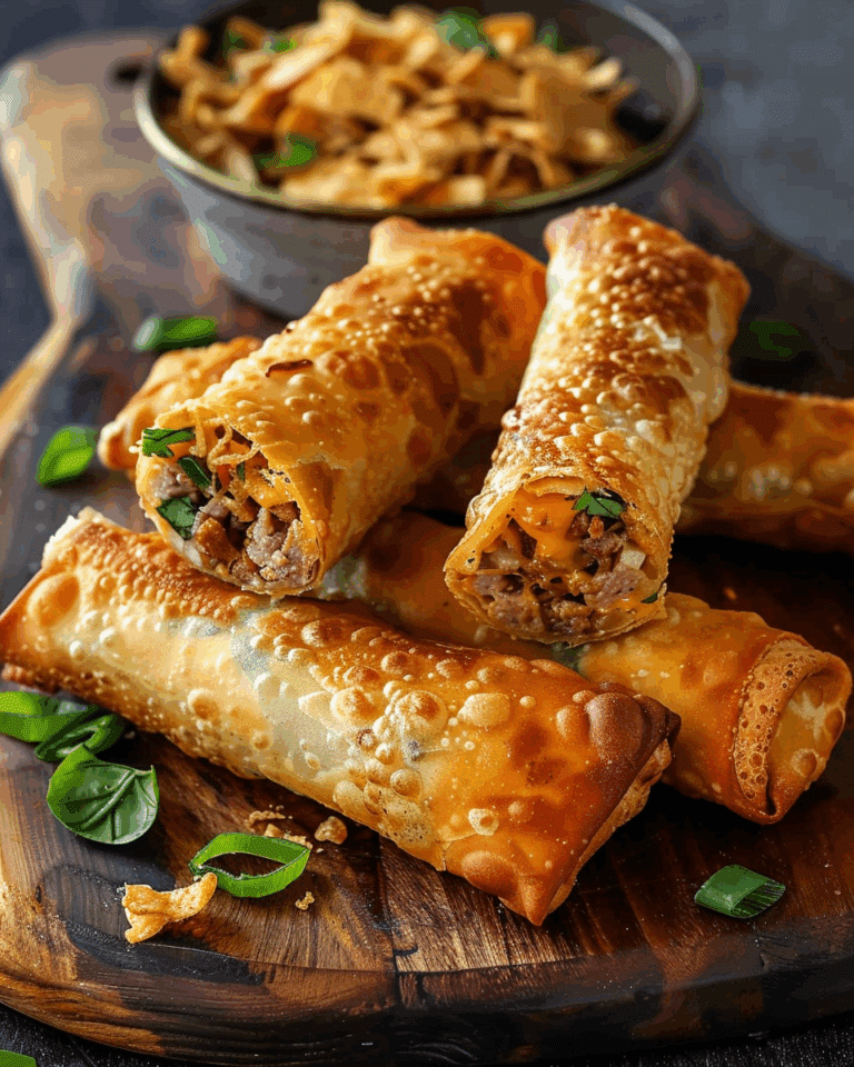 Crunchy Nacho Egg Rolls