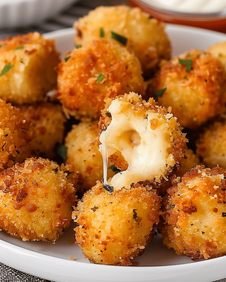 Cheesy Parmesan Mozzarella Bites