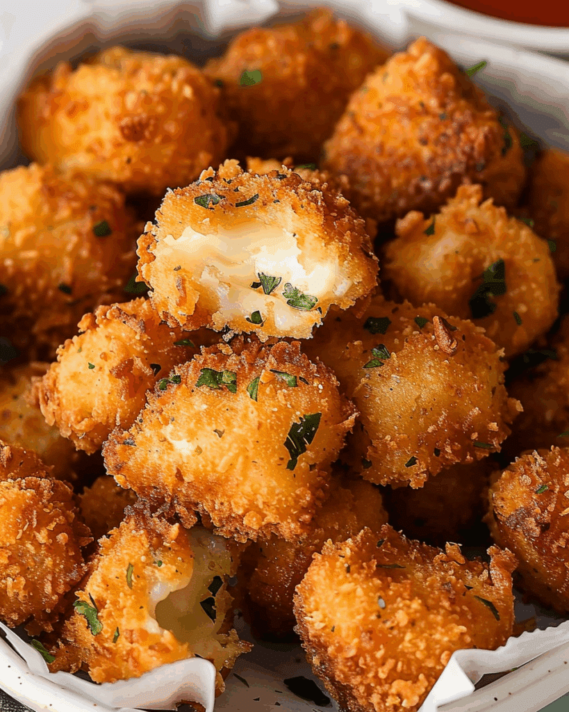 Cheesy Parmesan Mozzarella Bites