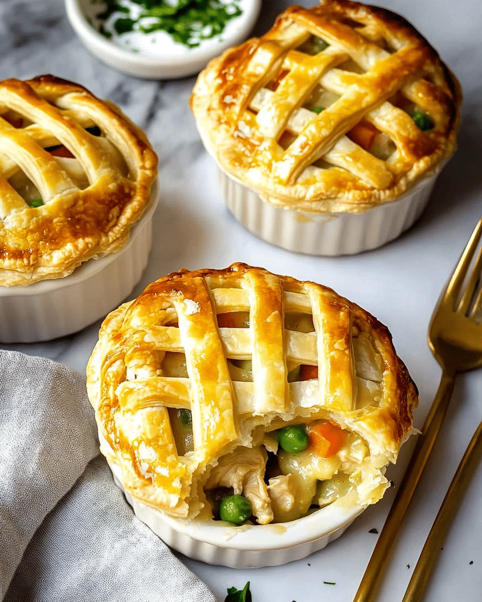 Easy Mini Chicken Pot Pies