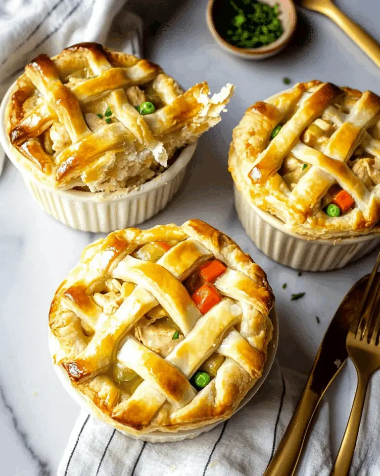 Easy Mini Chicken Pot Pies