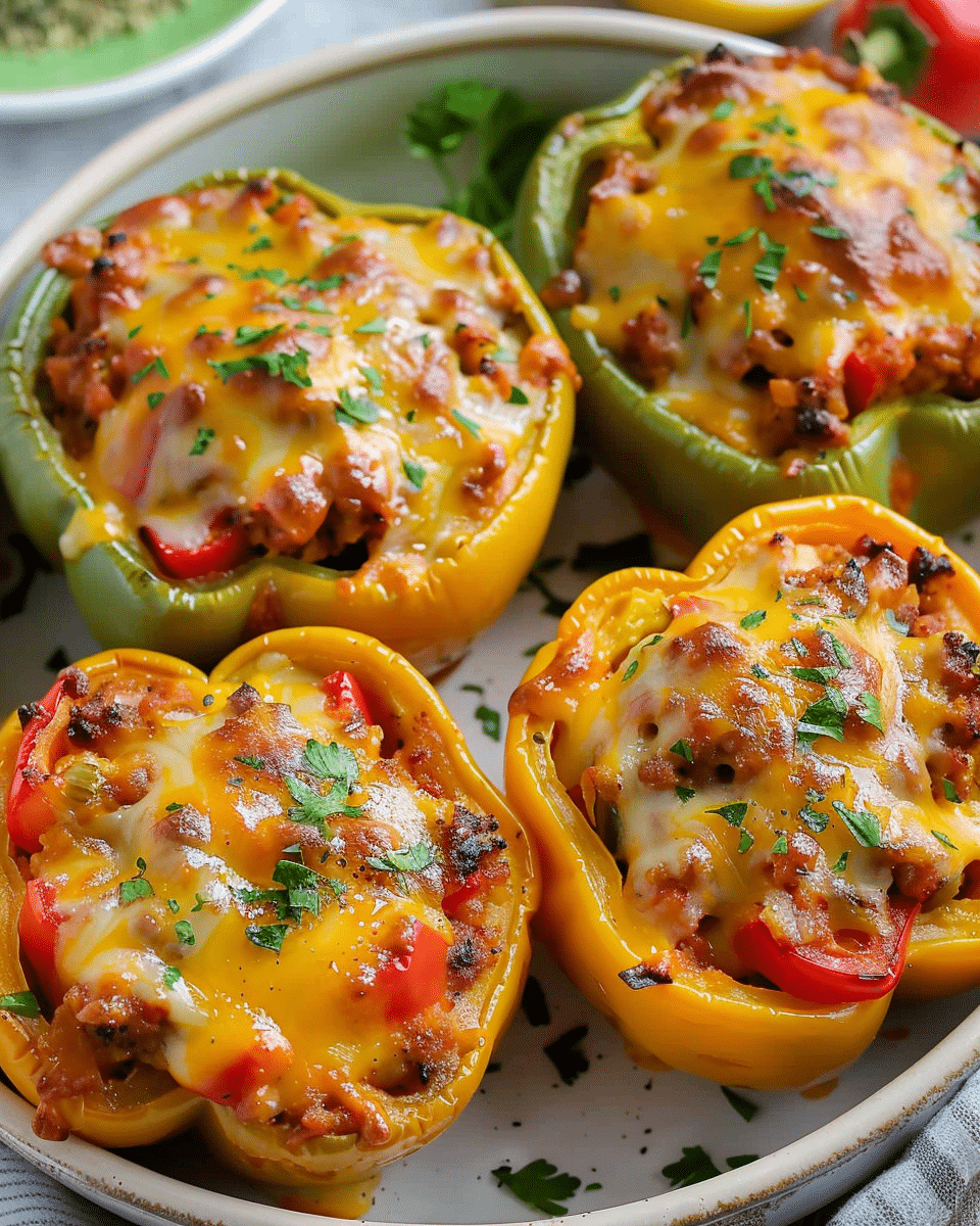 Easy Stuffed Bell Peppers