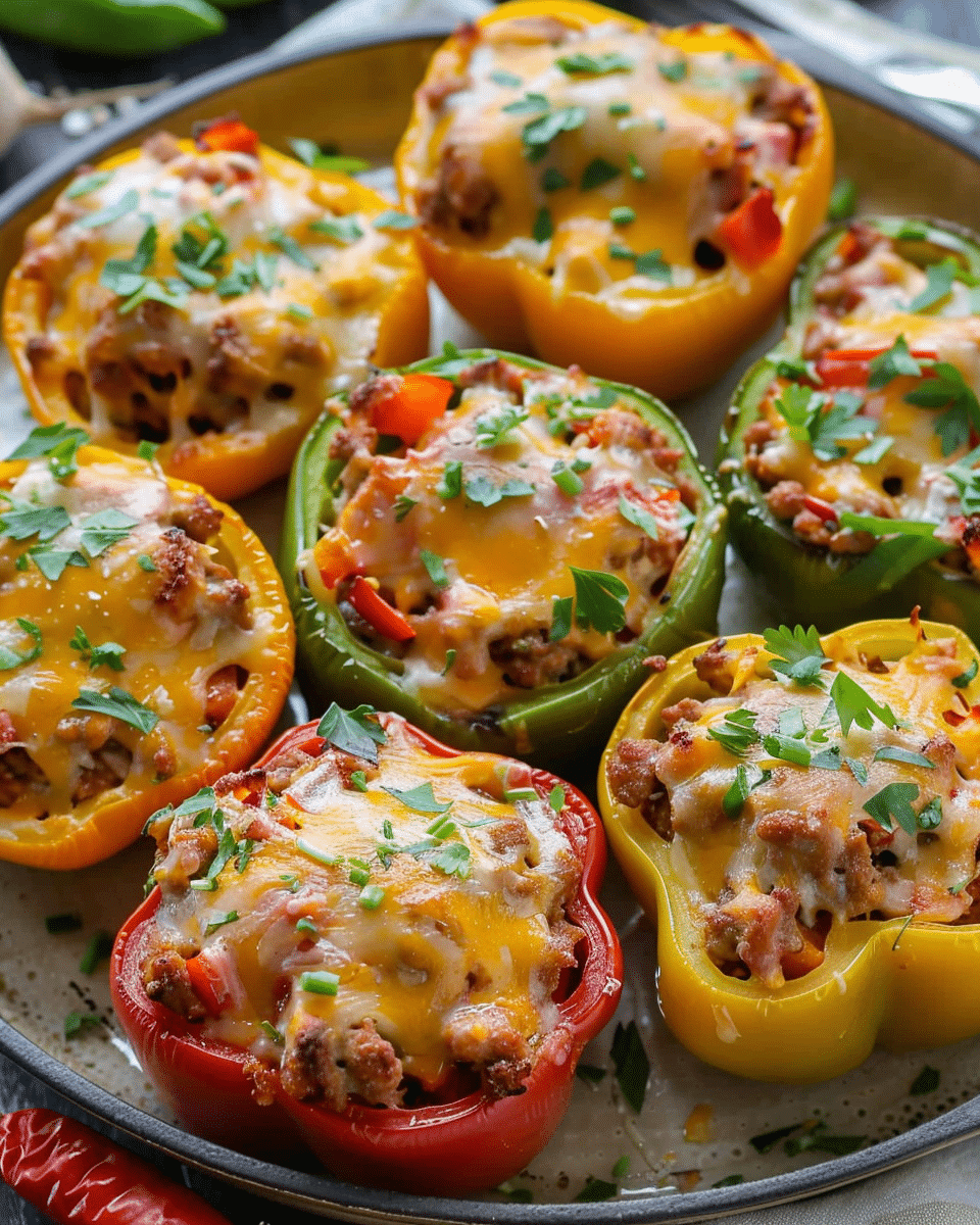 Easy Stuffed Bell Peppers