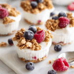 Frozen Yogurt Granola Cups