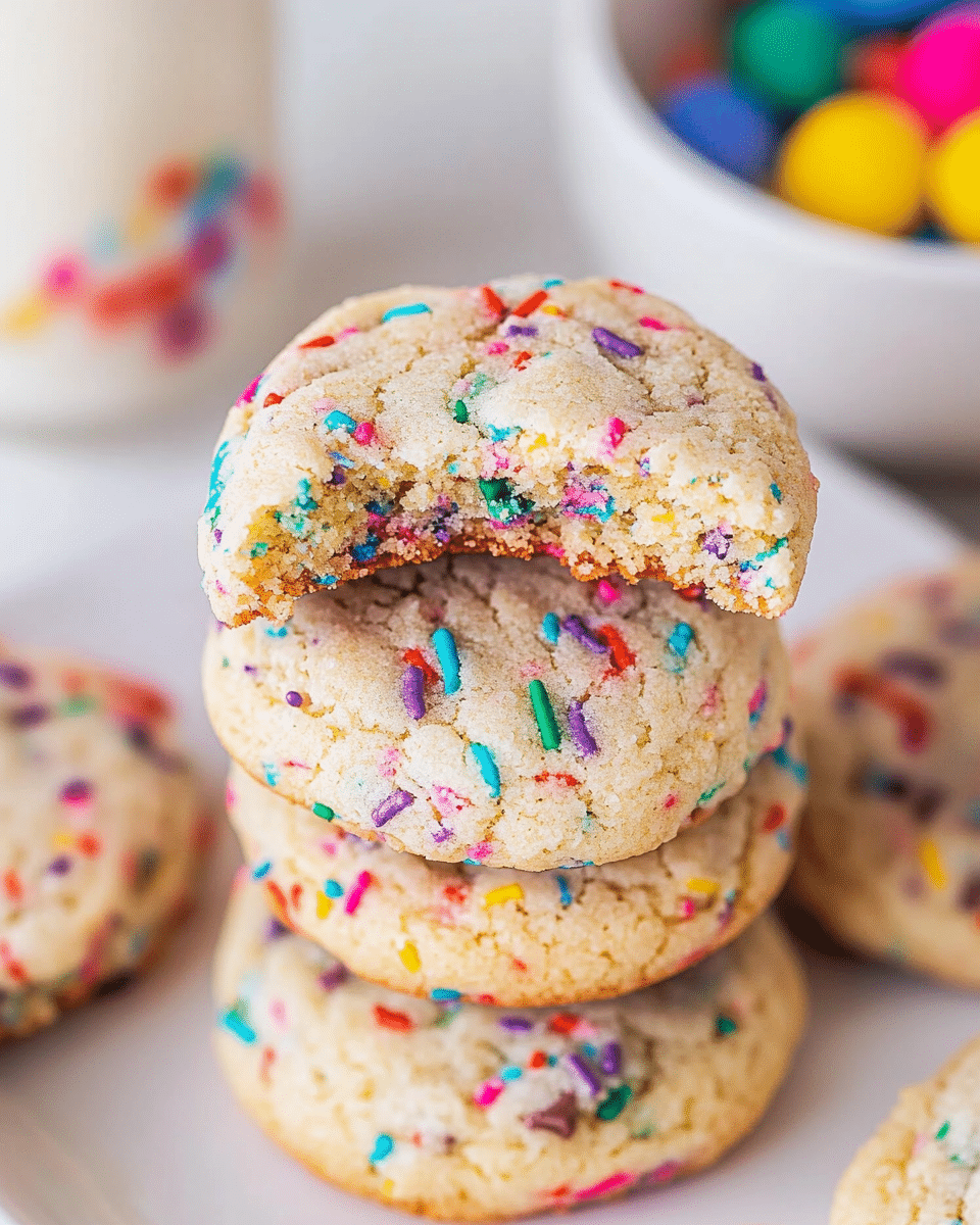 Funfetti Cake Mix Cookies