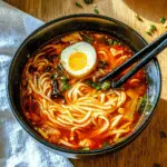 Garlic Miso Noodle Soup