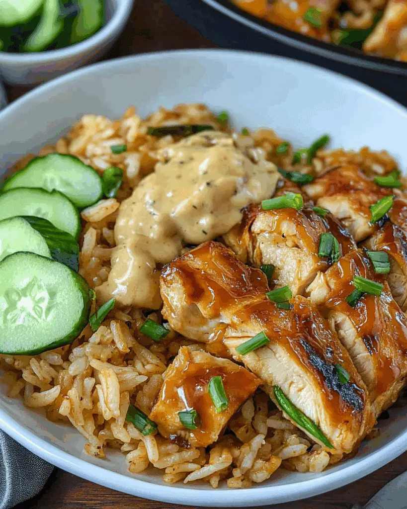 Hibachi Chicken and Rice Bake