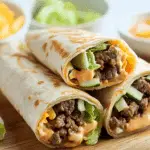 Homemade Big Mac Snack Wrap