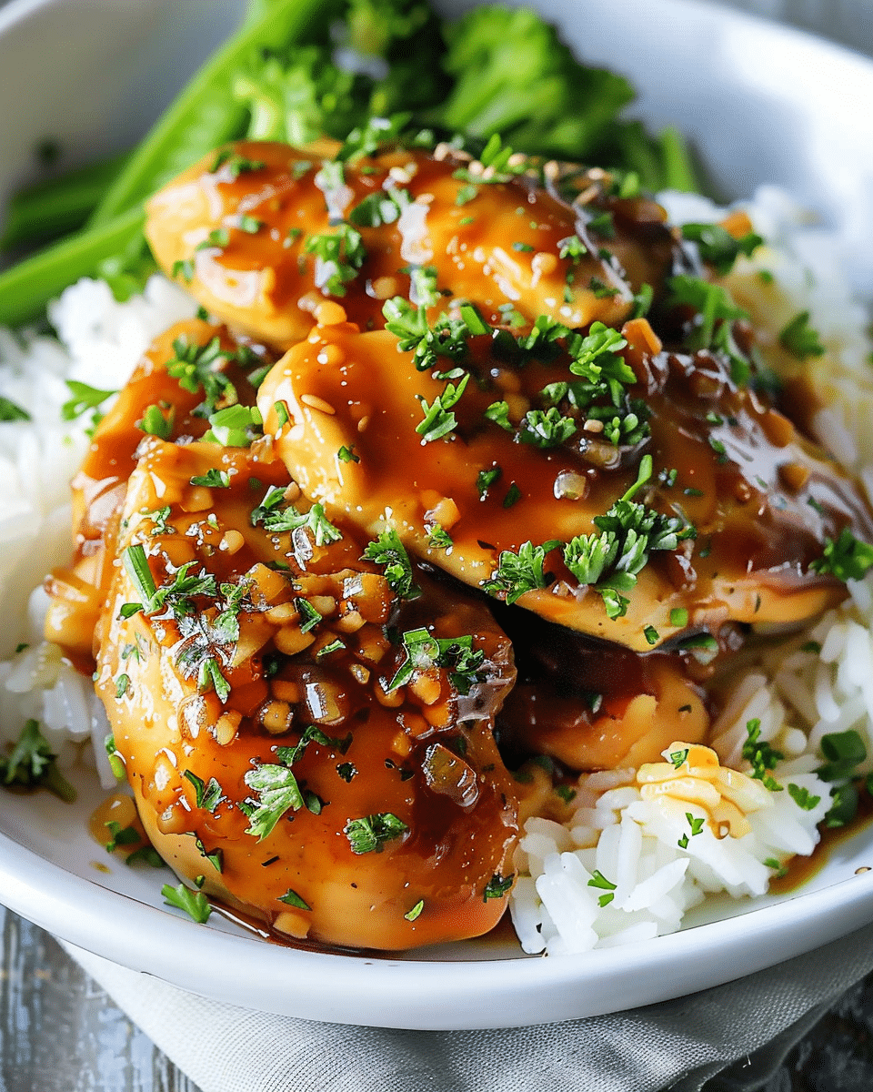Honey Garlic Chicken Breasts