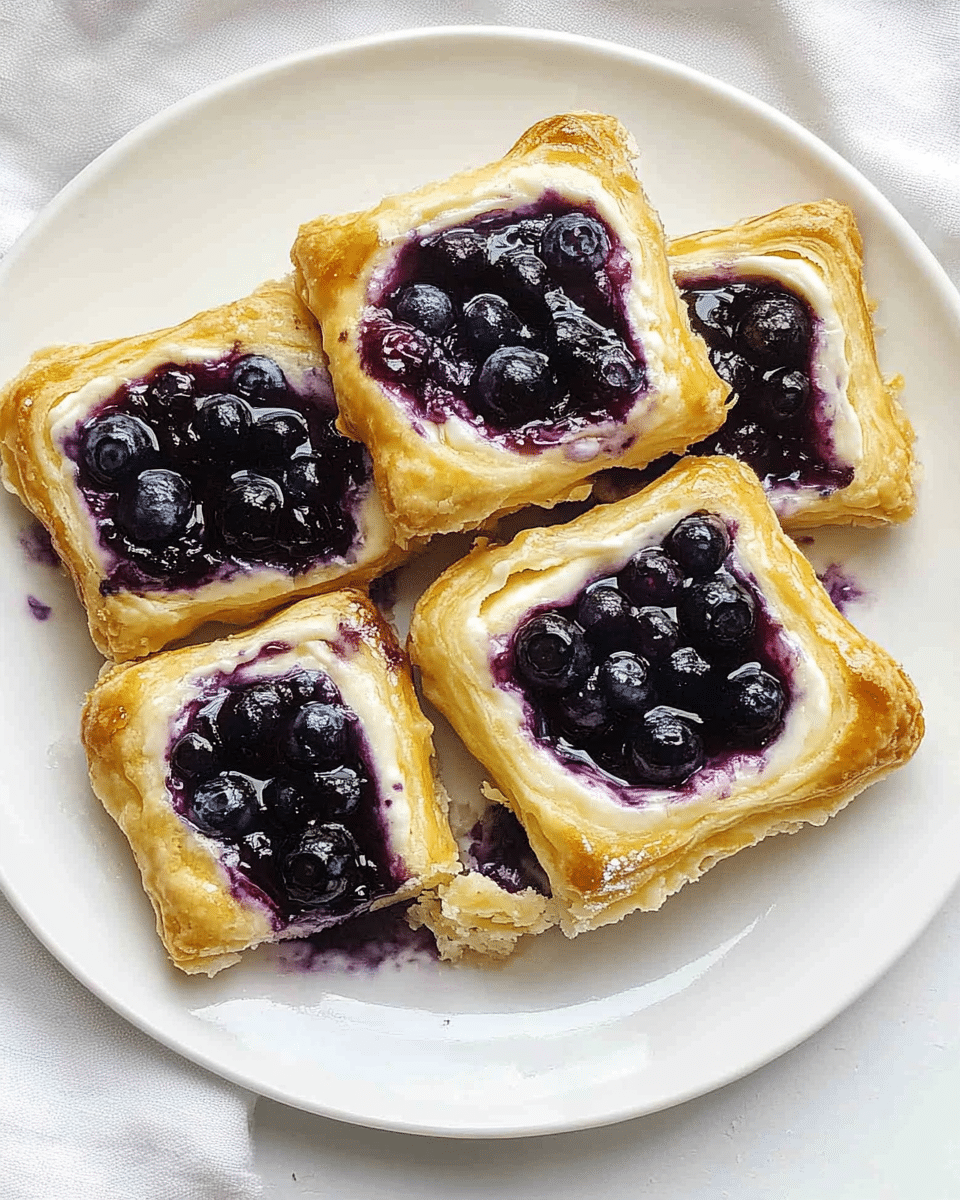 Lemon Blueberry Cream Cheese Danish