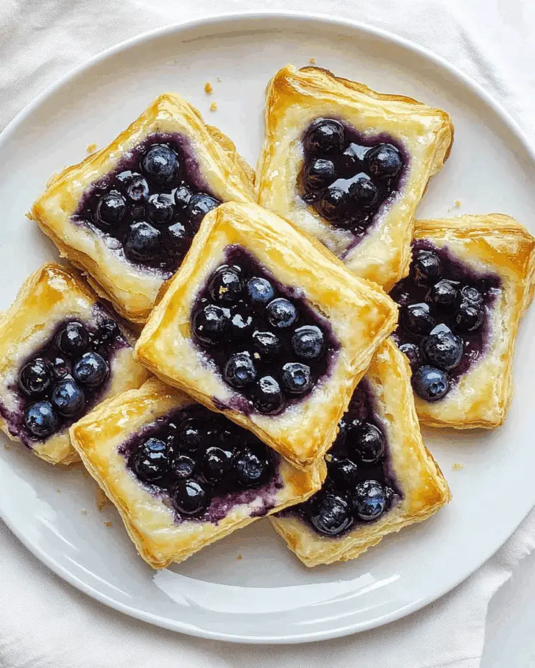 Lemon Blueberry Cream Cheese Danish