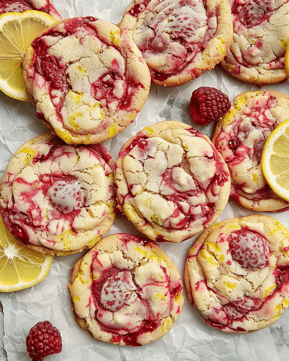 Lemon Raspberry Cookies