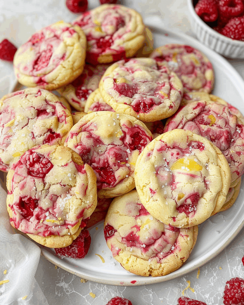 Lemon Raspberry Cookies