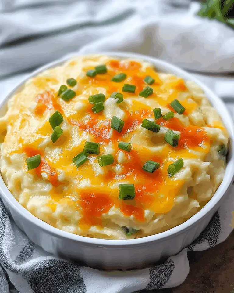 Loaded Mashed Cauliflower Casserole