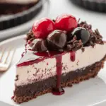 No Bake Black Forest Cheesecake 4 No Bake Black Forest Cheesecake