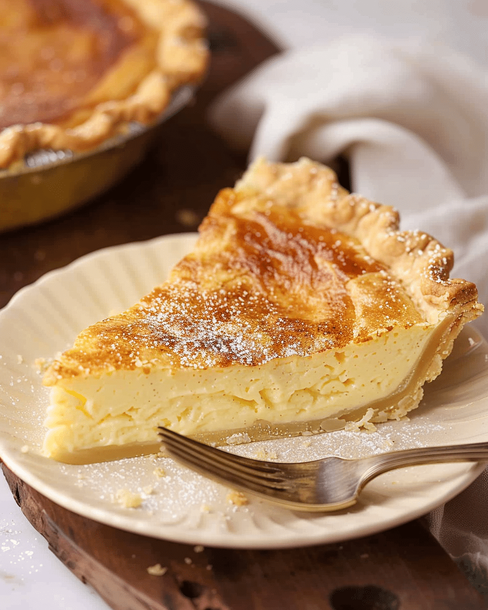Old-Fashioned Egg Custard Pie