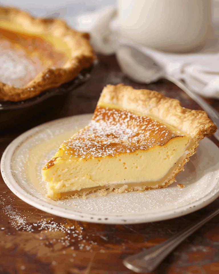 Old-Fashioned Egg Custard Pie