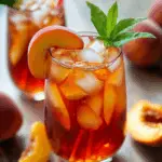 Peach Iced Tea 4 Peach Iced Tea