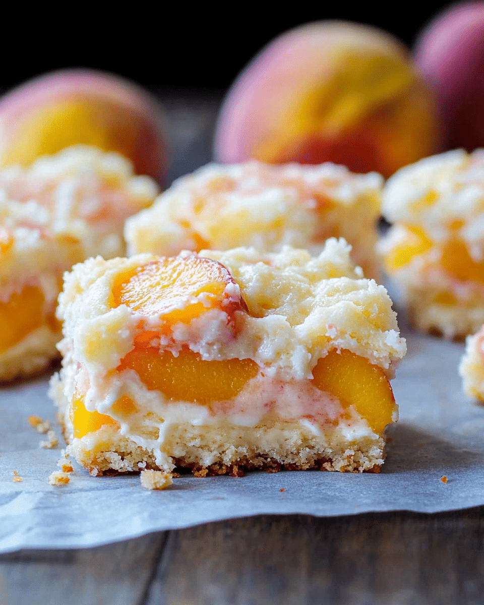 Peaches and Cream Bars