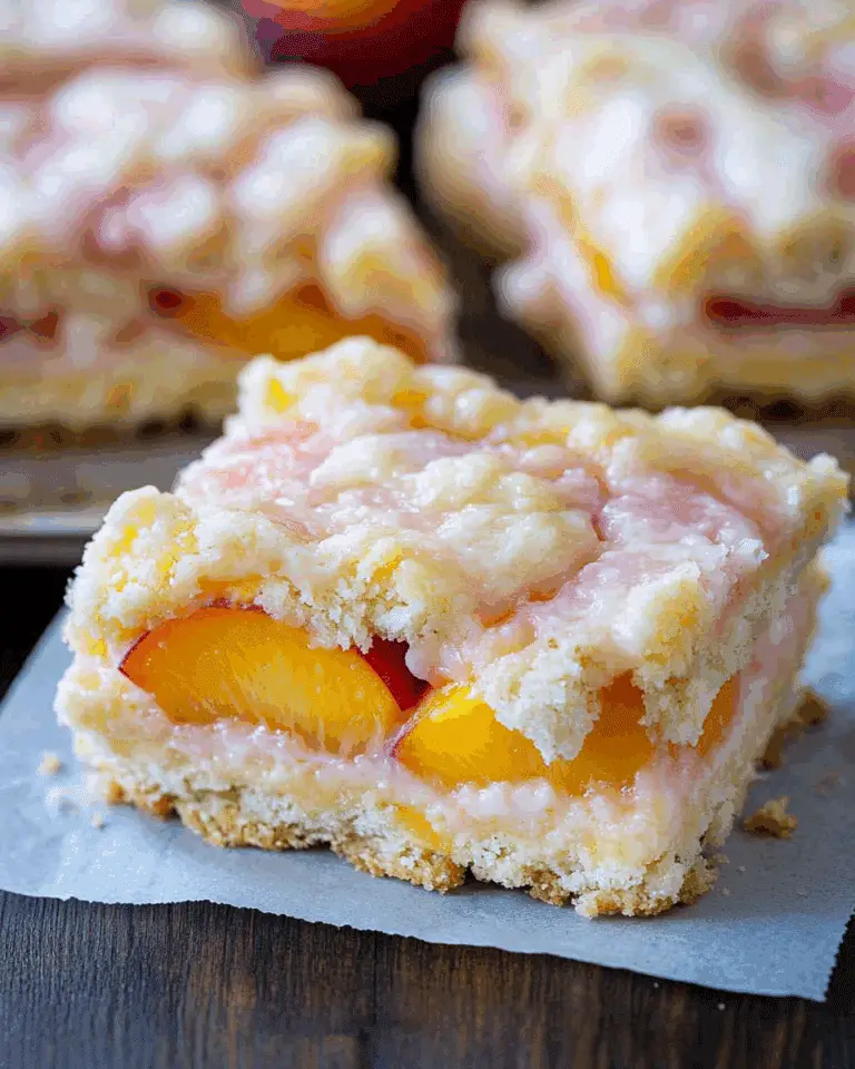 Peaches and Cream Bars