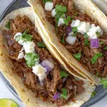Slow Cooker BBQ Beef Brisket Tacos