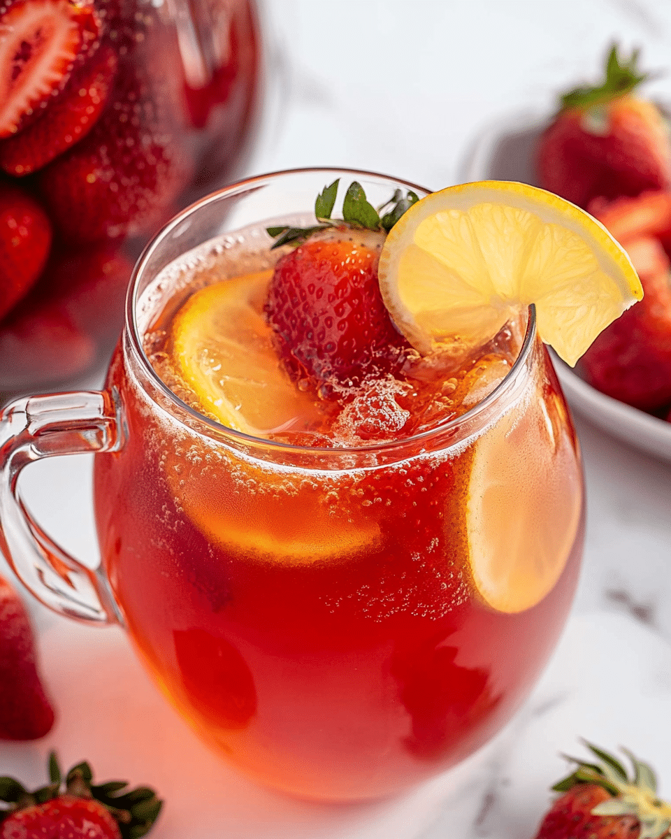 Southern Strawberry Sweet Tea