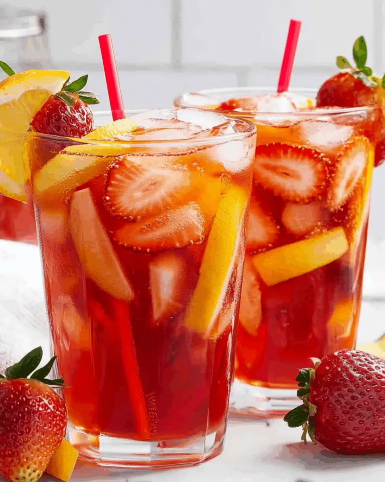 Southern Strawberry Sweet Tea
