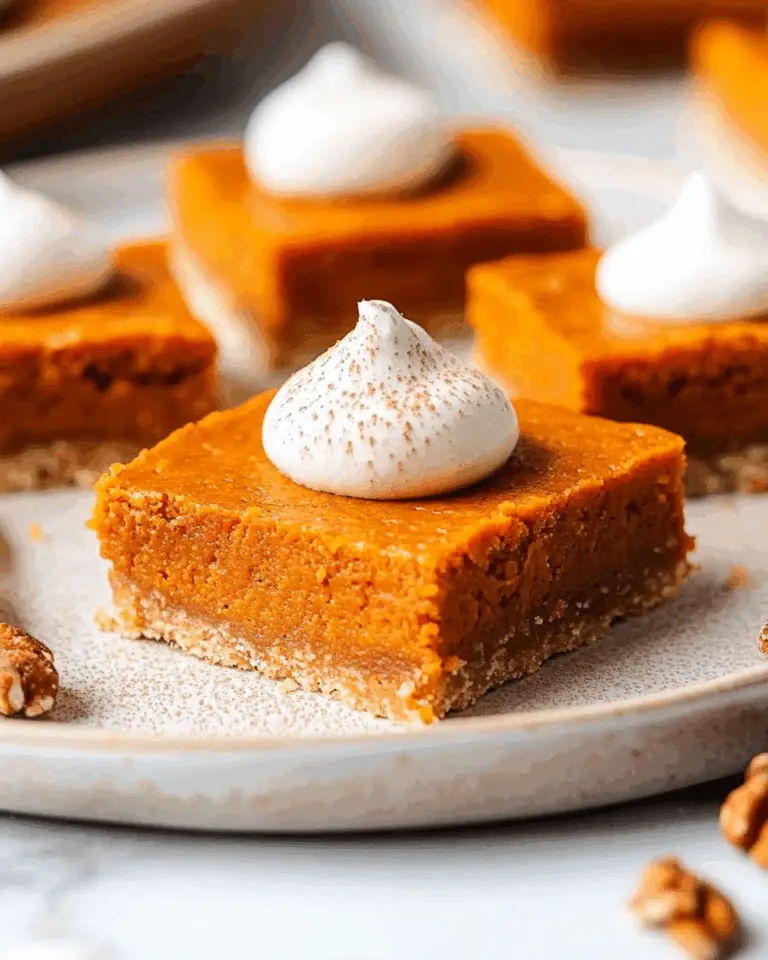 Sweet Potato Pie Bars