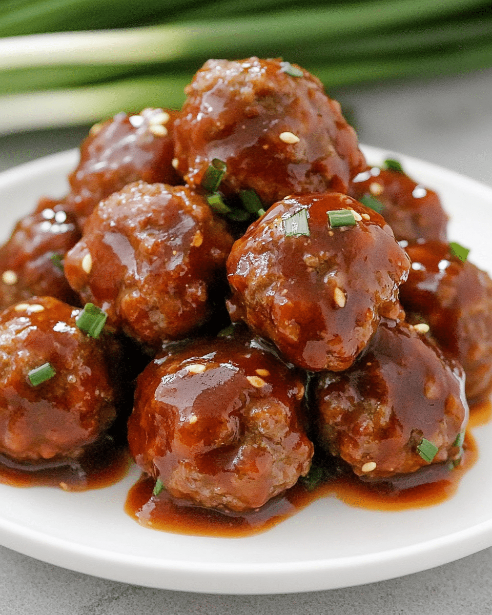 Sweet and Spicy Slow Cooker Meatballs