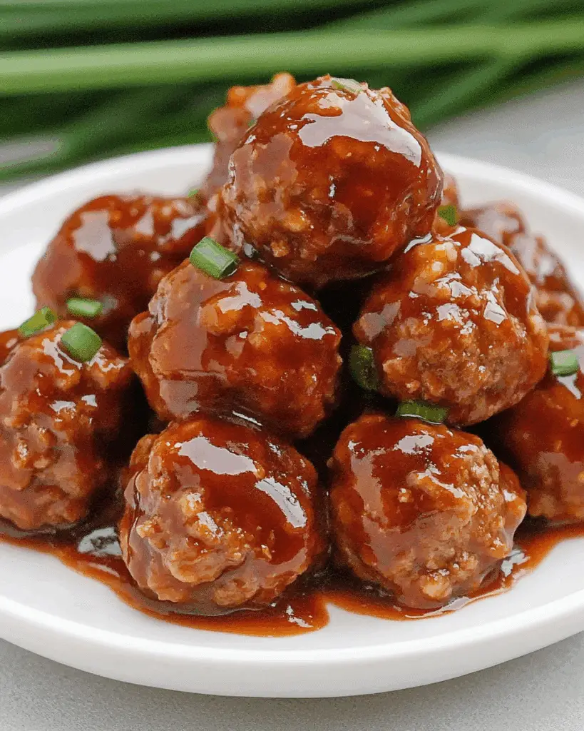 Sweet and Spicy Slow Cooker Meatballs