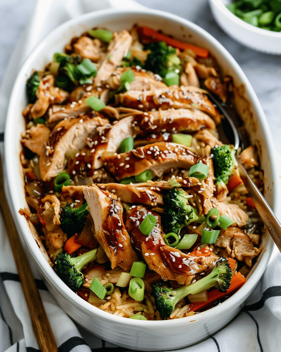 Teriyaki Chicken Casserole