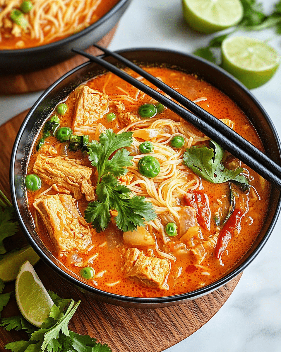 Thai Red Curry Noodle Soup