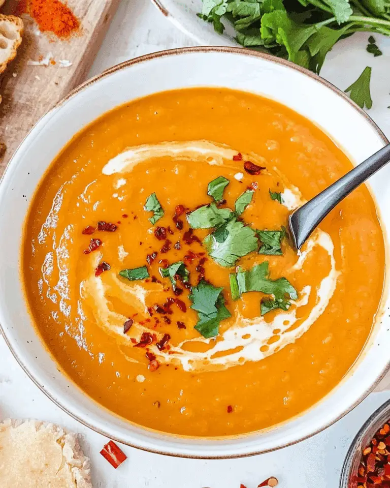 Turkish Red Lentil Soup